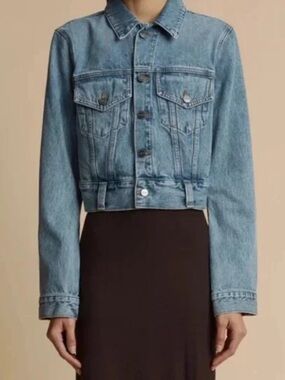KHAITE Light Blue Denim Rizzo Jacket feels like xs
